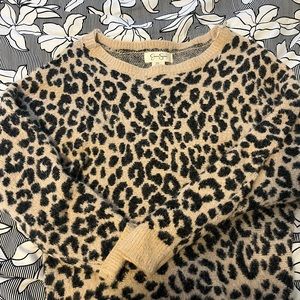 Jessica Simpson cheetah sweater